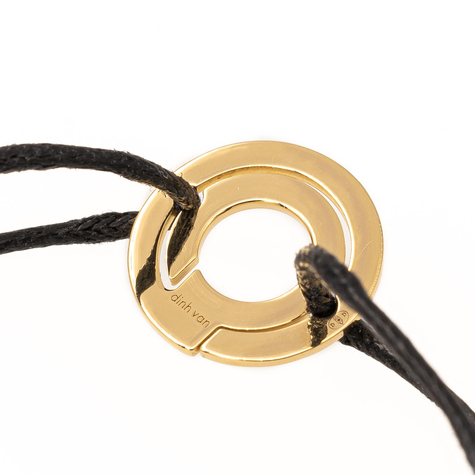 Dinh Van Cord Bracelet Seventies Yellow gold