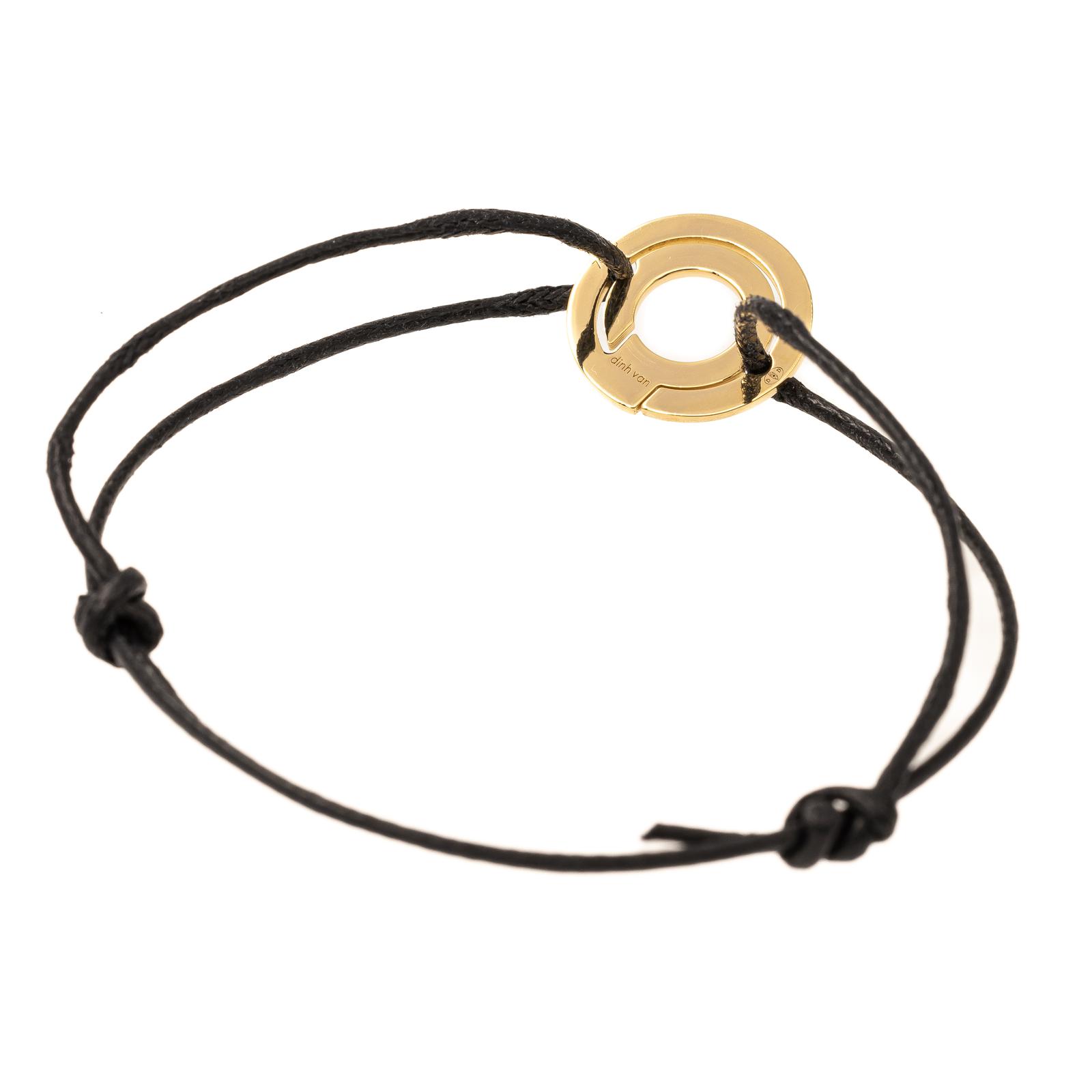 Dinh Van Cord Bracelet Seventies Yellow gold