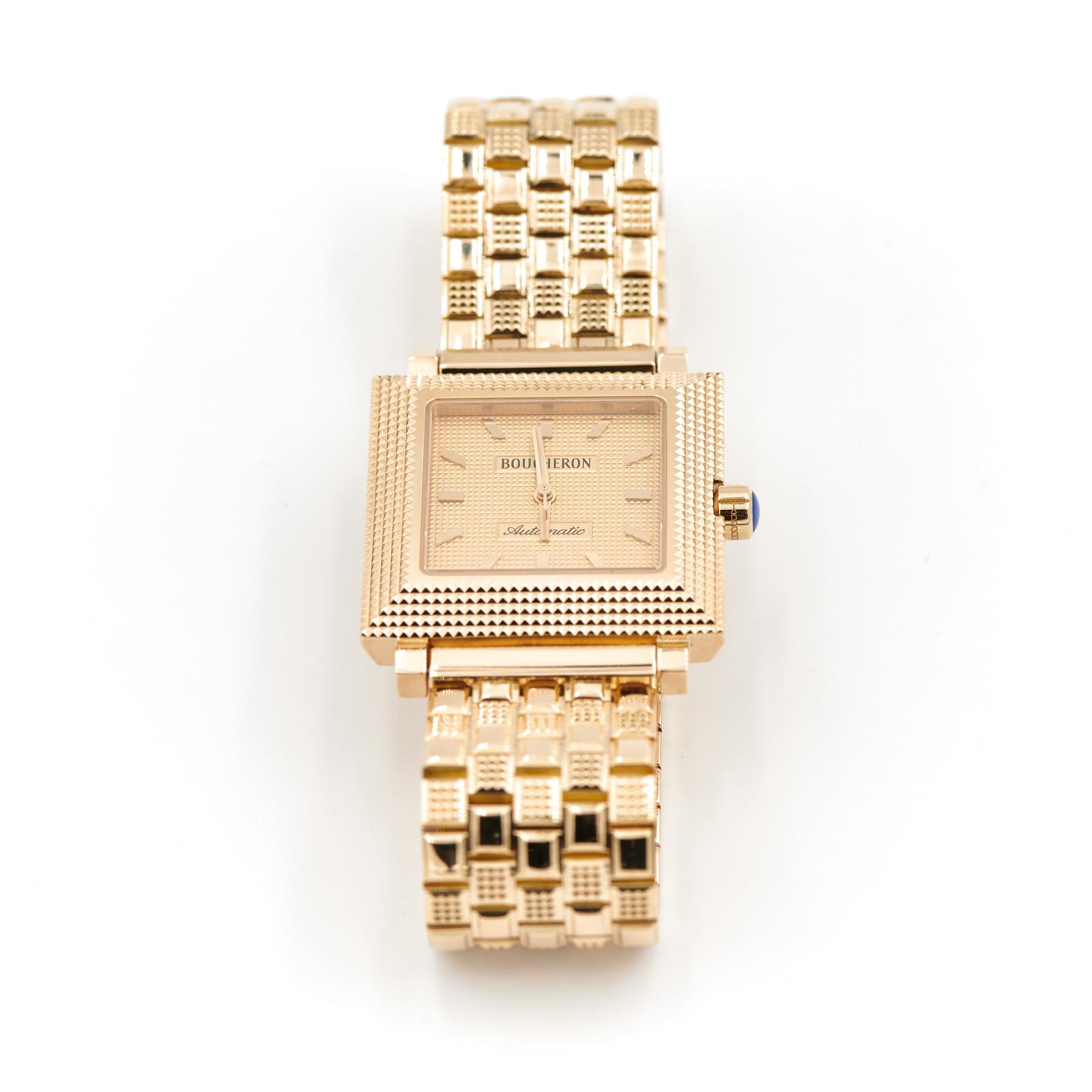 Boucheron Reflet Automatic Watch Yellow Gold