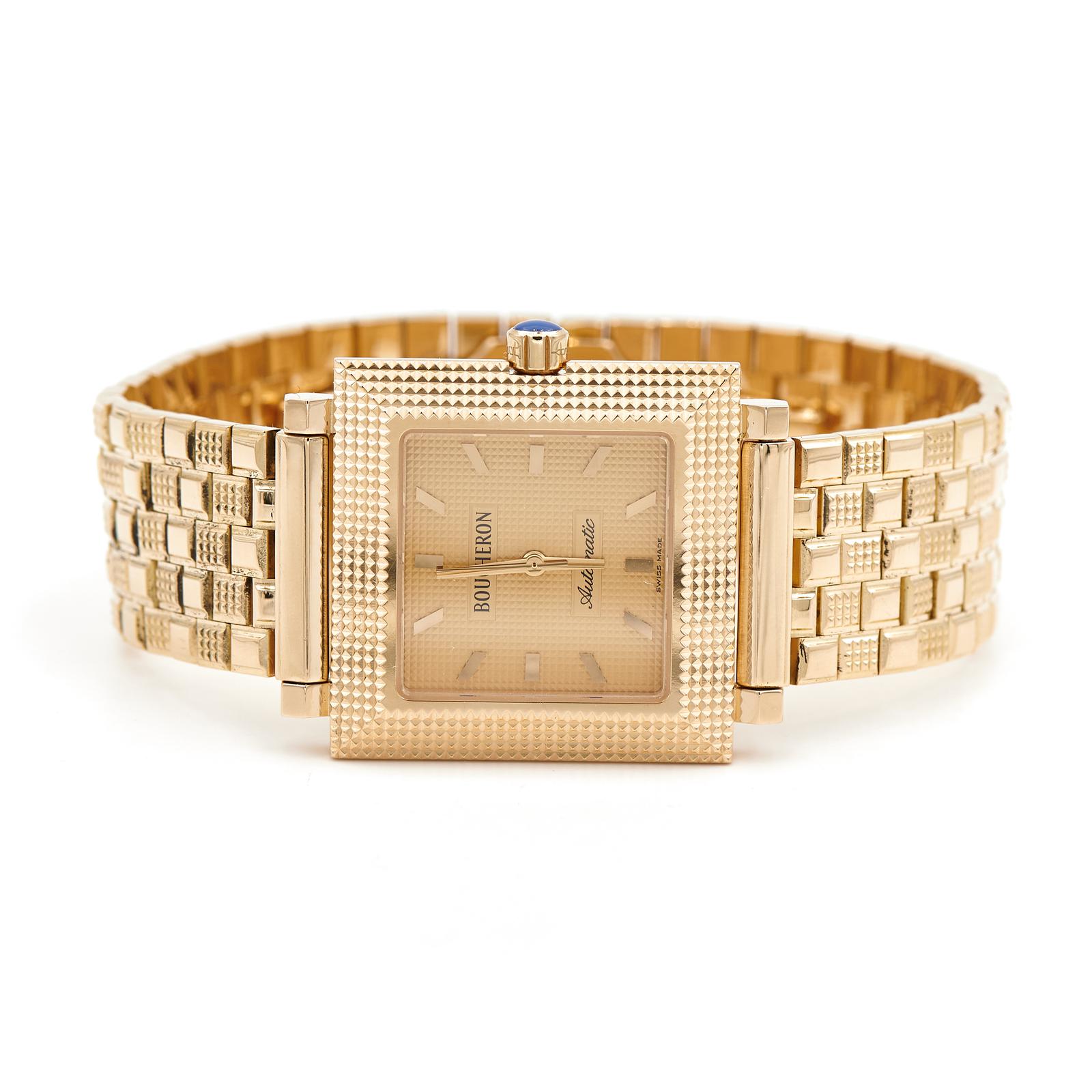 Boucheron Reflet Automatic Watch Yellow Gold