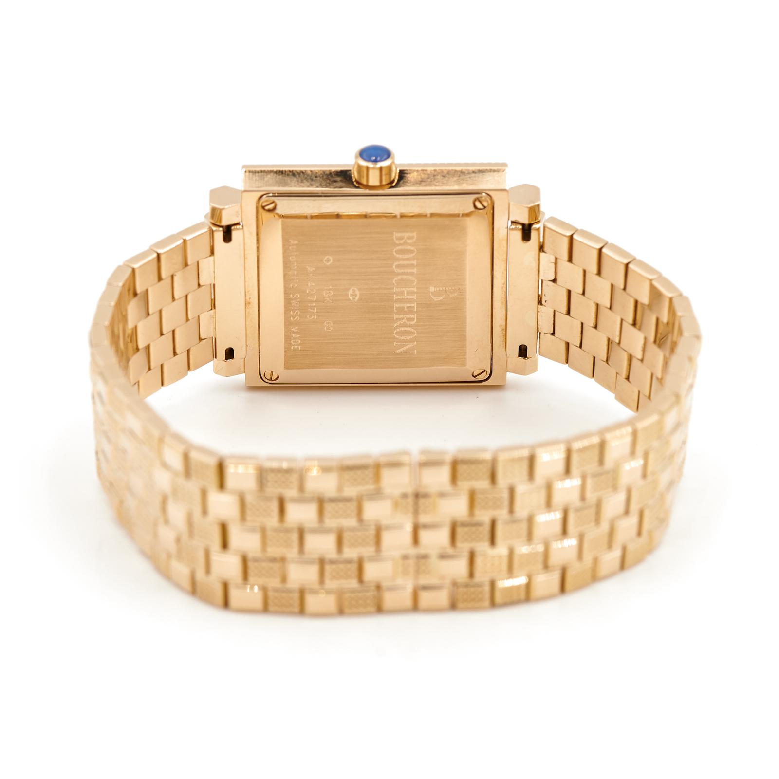 Boucheron Reflet Automatic Watch Yellow Gold