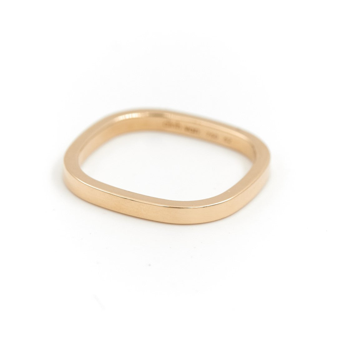 Dinh Van Square Wedding Ring Yellow Gold