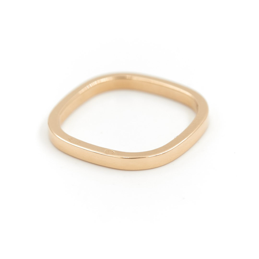 Dinh Van Square Wedding Ring Yellow Gold