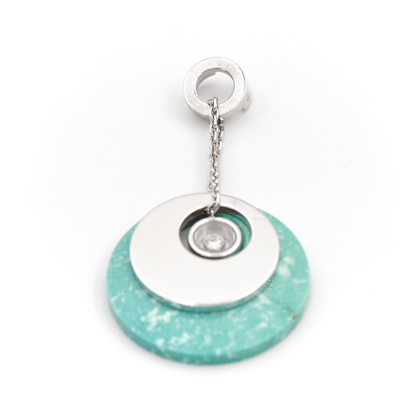 Chopard Pendentif Happy Diamond Or blanc Diamant