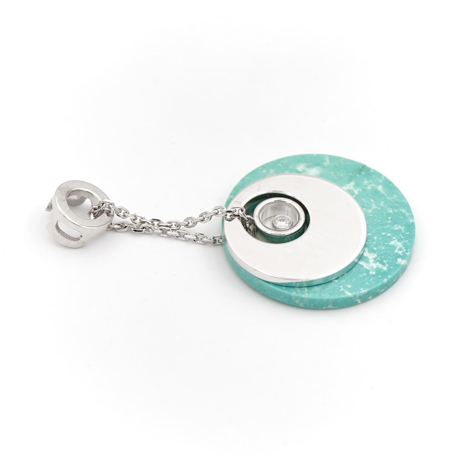 Chopard Happy Diamond Pendant White Gold Diamond