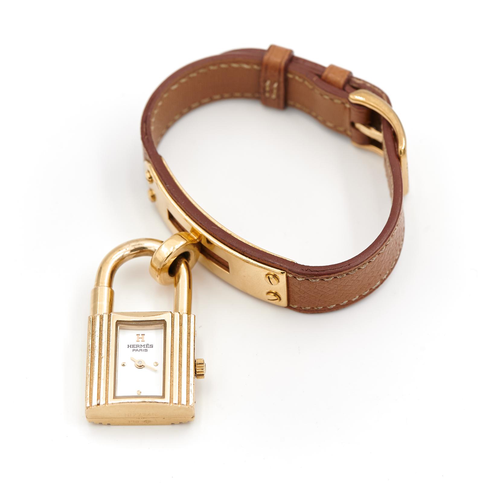 Hermès Kelly Gold Plated Watch