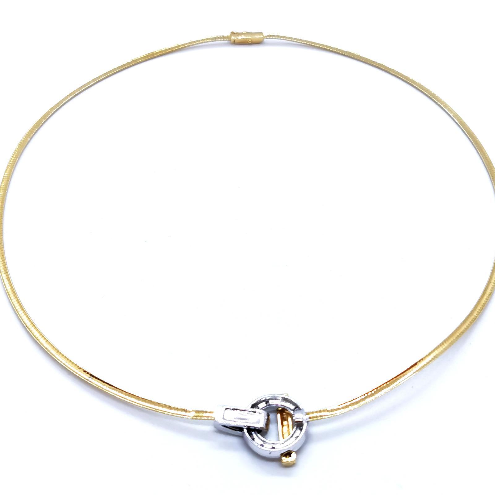 Guy Laroche Necklace Yellow gold, White gold Diamond