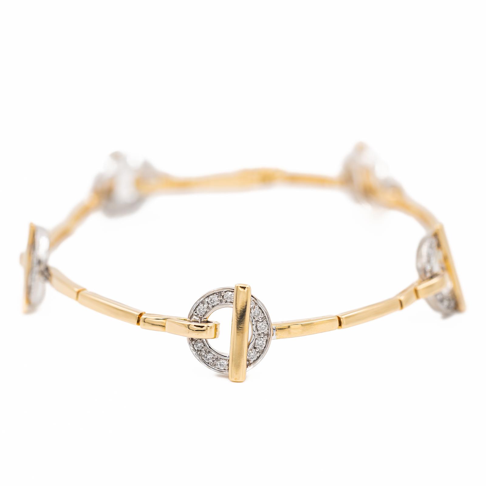 Guy Laroche Bracelet  Or jaune, Or blanc Diamant