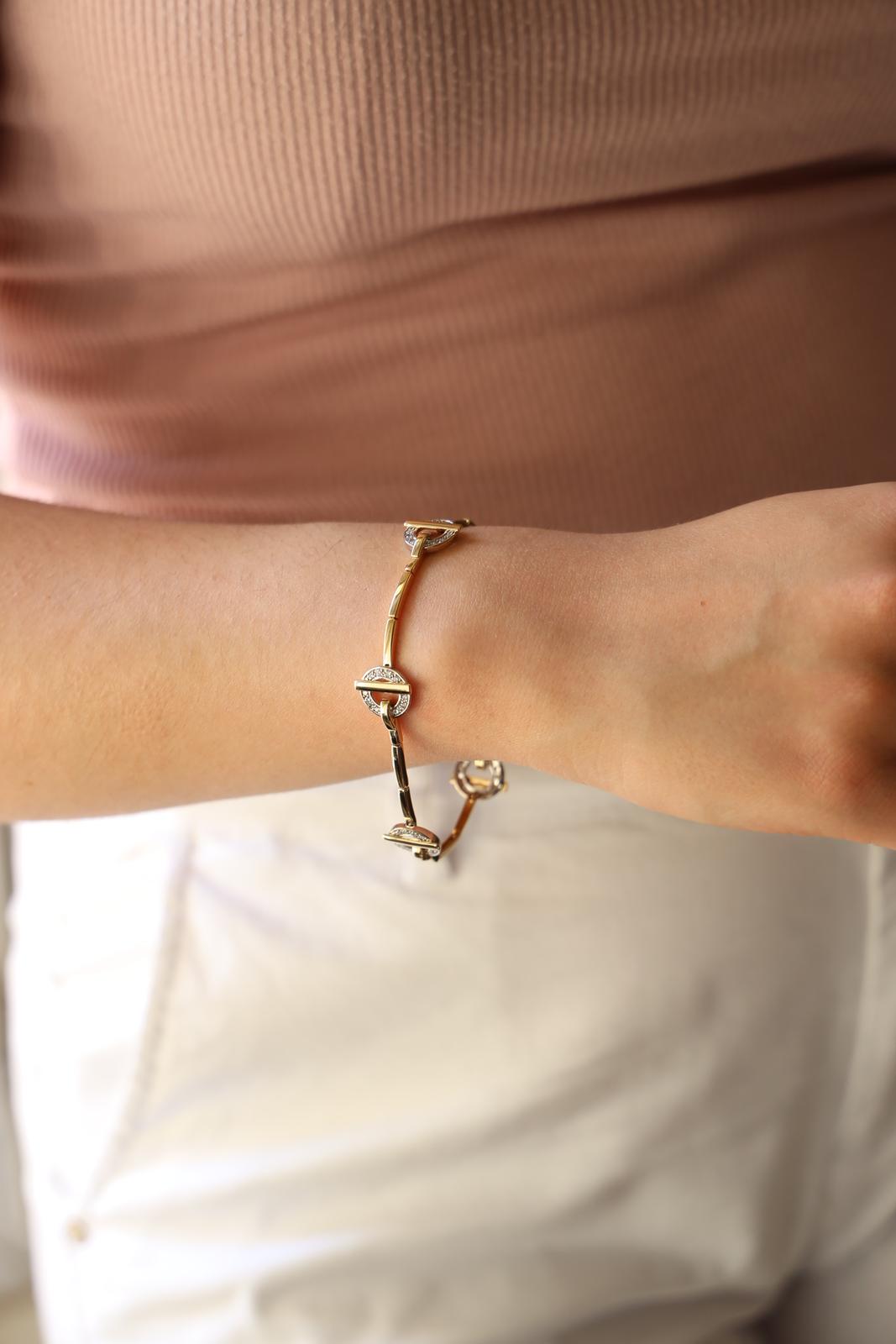 Guy Laroche Bracelet  Or jaune, Or blanc Diamant
