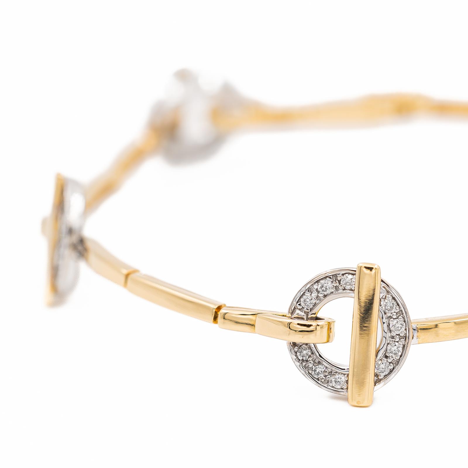 Guy Laroche Bracelet Yellow gold, White gold Diamond