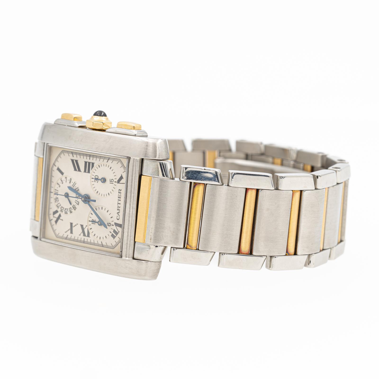 Cartier Tank Française Watch Yellow Gold, Steel