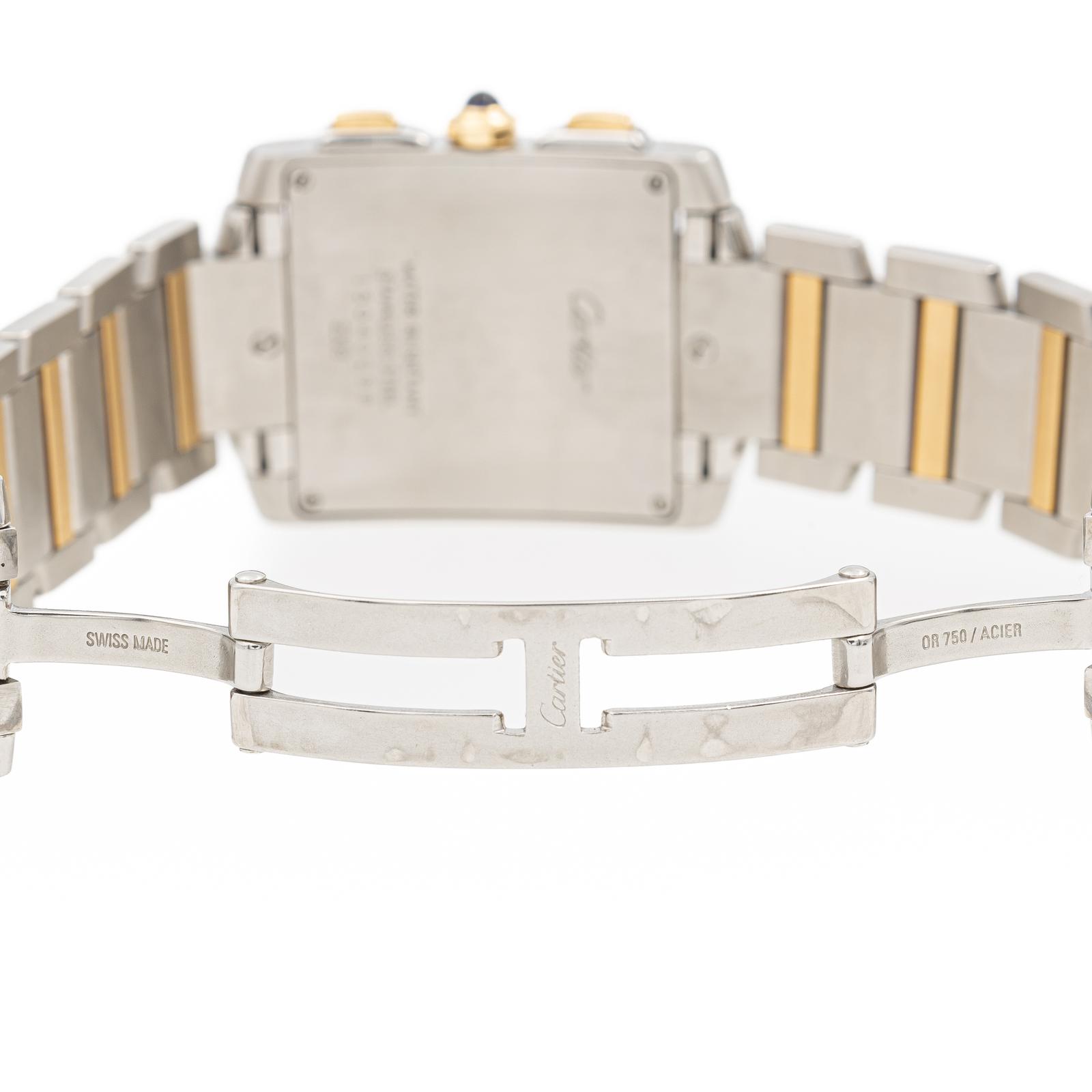 Cartier Tank Française Watch Yellow Gold, Steel