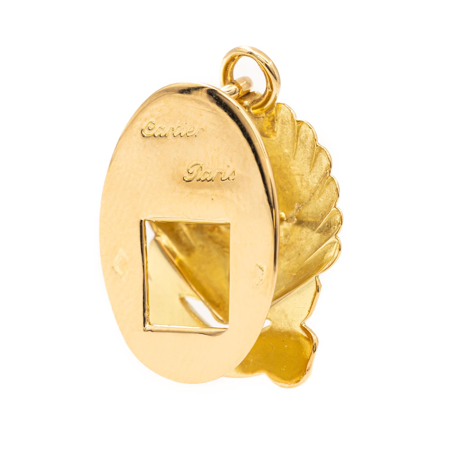 Cartier Yellow Gold Diamond Pendant