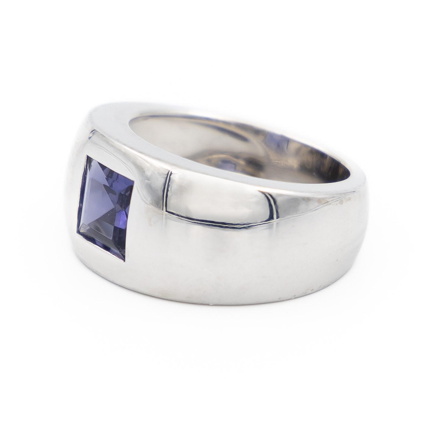 Chaumet Bague  Or blanc Améthyste