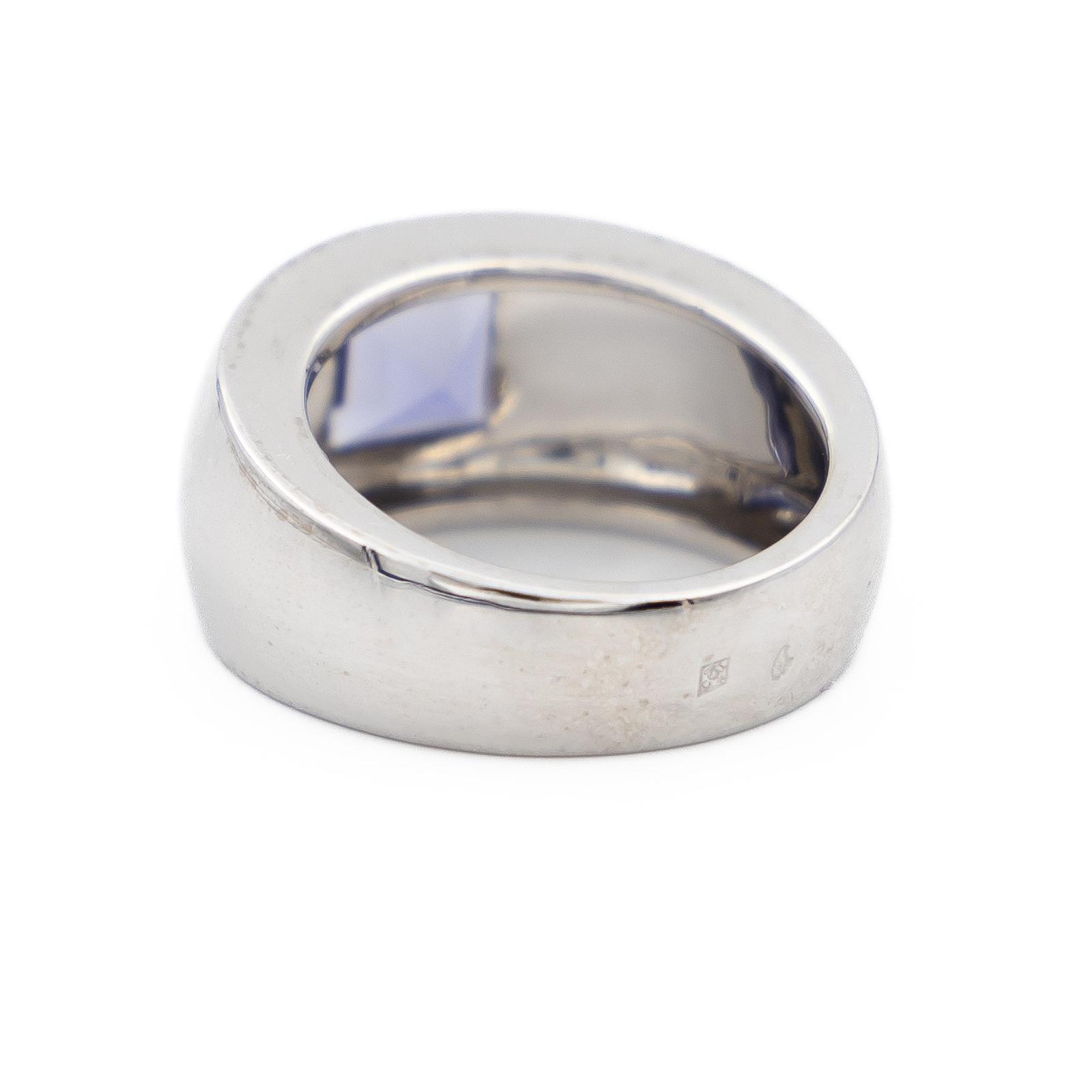 Chaumet White Gold Amethyst Ring
