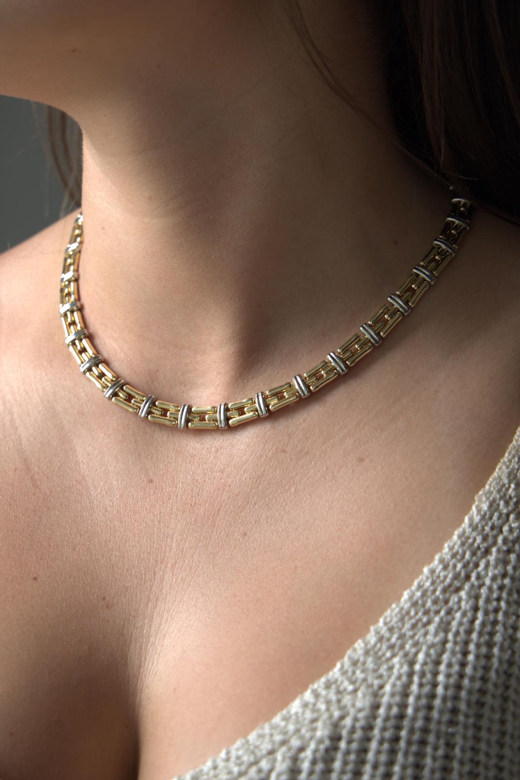 Chimento Collier  Or jaune, Or blanc