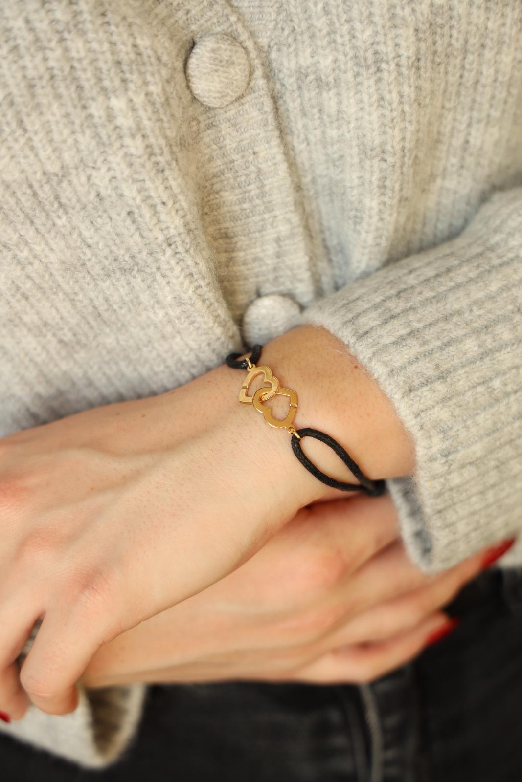 Dinh Van Bracelet Cordon Menottes  Or jaune