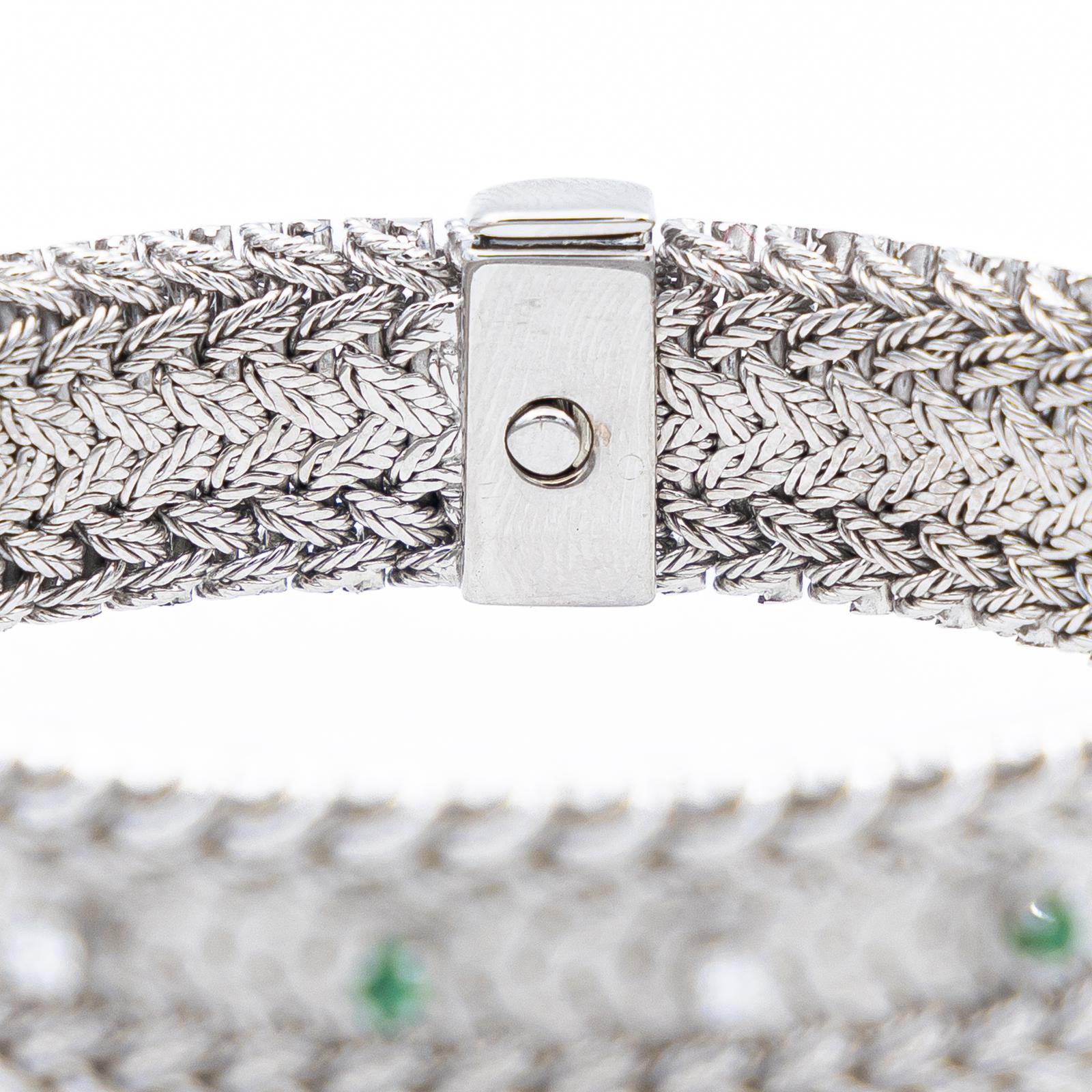 Gay Frères Bracelet Manchette  Or blanc Diamant