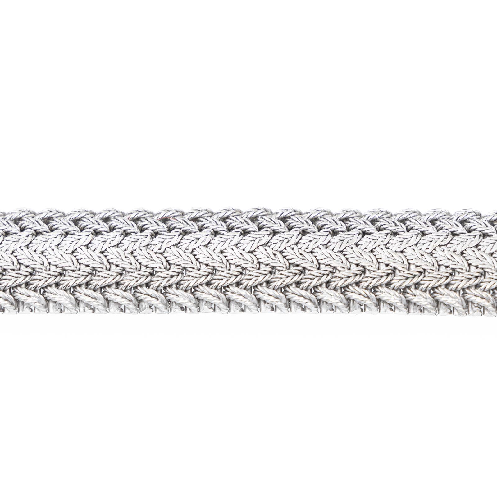 Gay Frères Bracelet Manchette  Or blanc Diamant