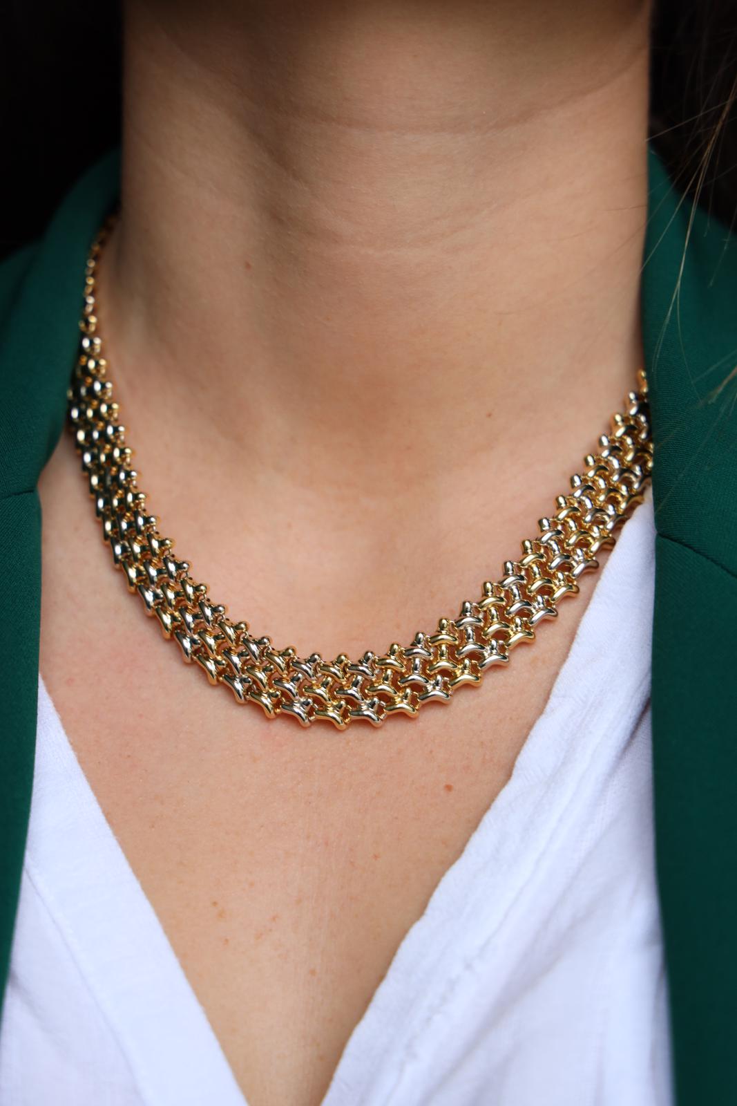 Chimento Collier  Or jaune, Or blanc Diamant