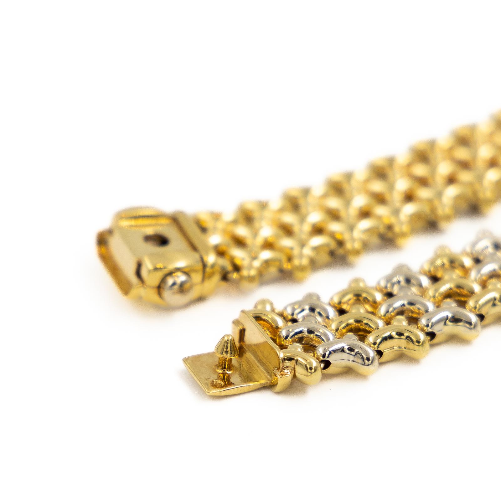Chimento Necklace Yellow Gold, White Gold Diamond
