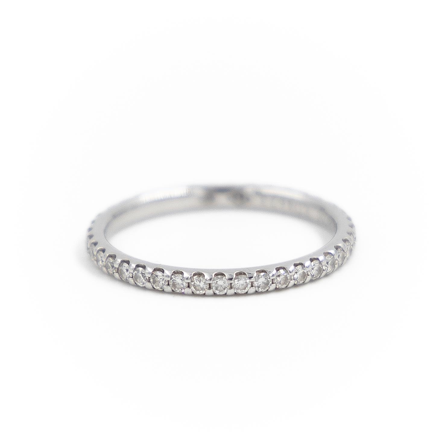 Mauboussin Bague Alliance  Or blanc Diamant