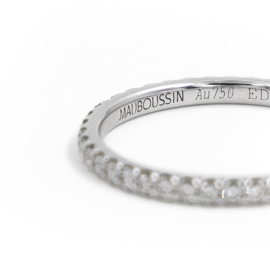 Mauboussin White Gold Diamond Wedding Ring