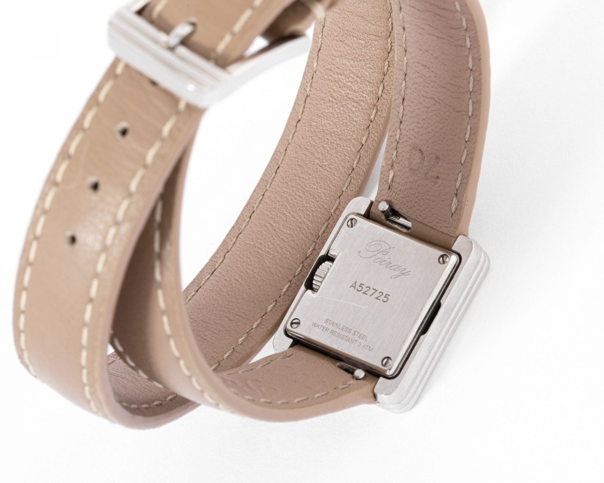 Poiray, "my first mini" model watch in white gold and diamond