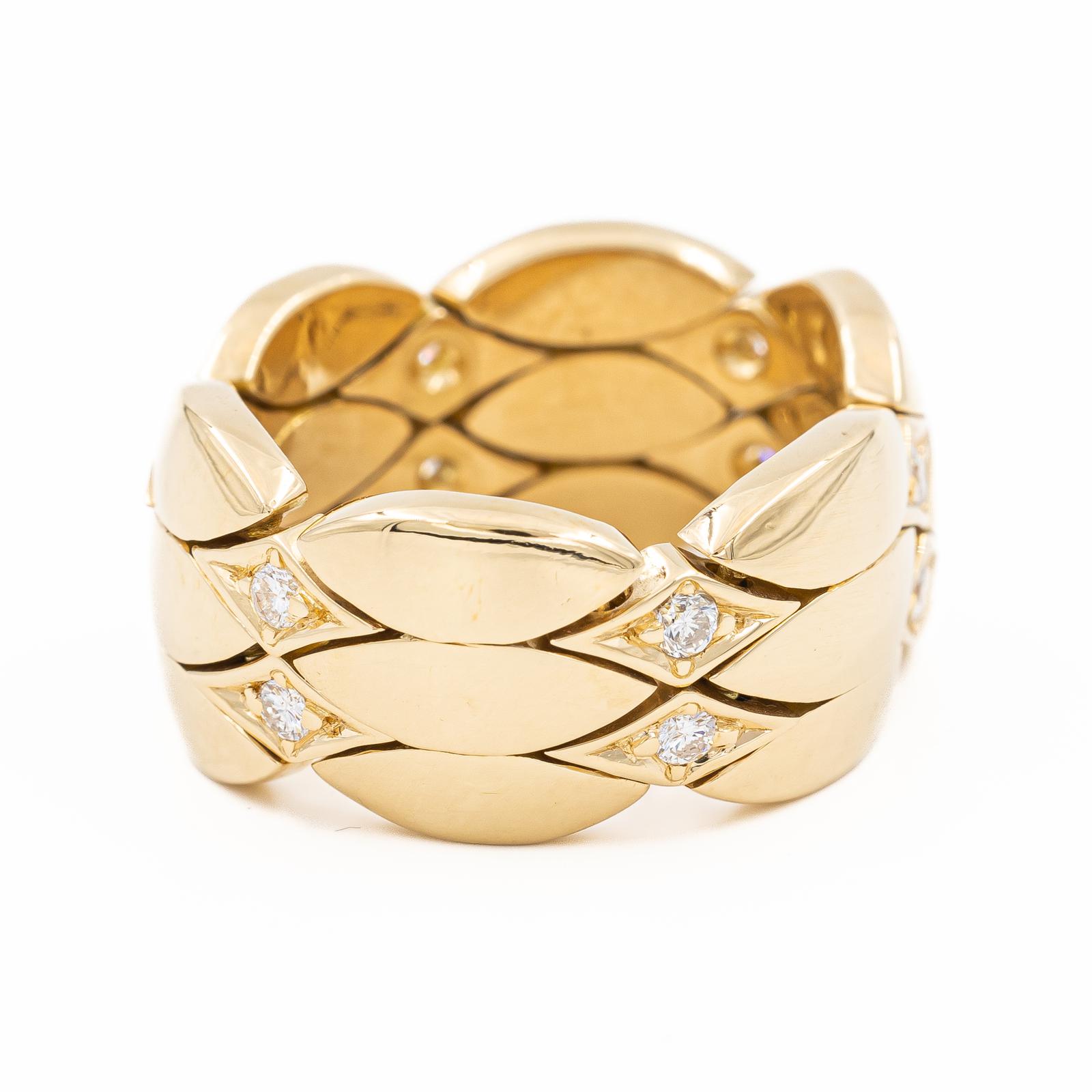 Cartier Yellow Gold Diamond Ring