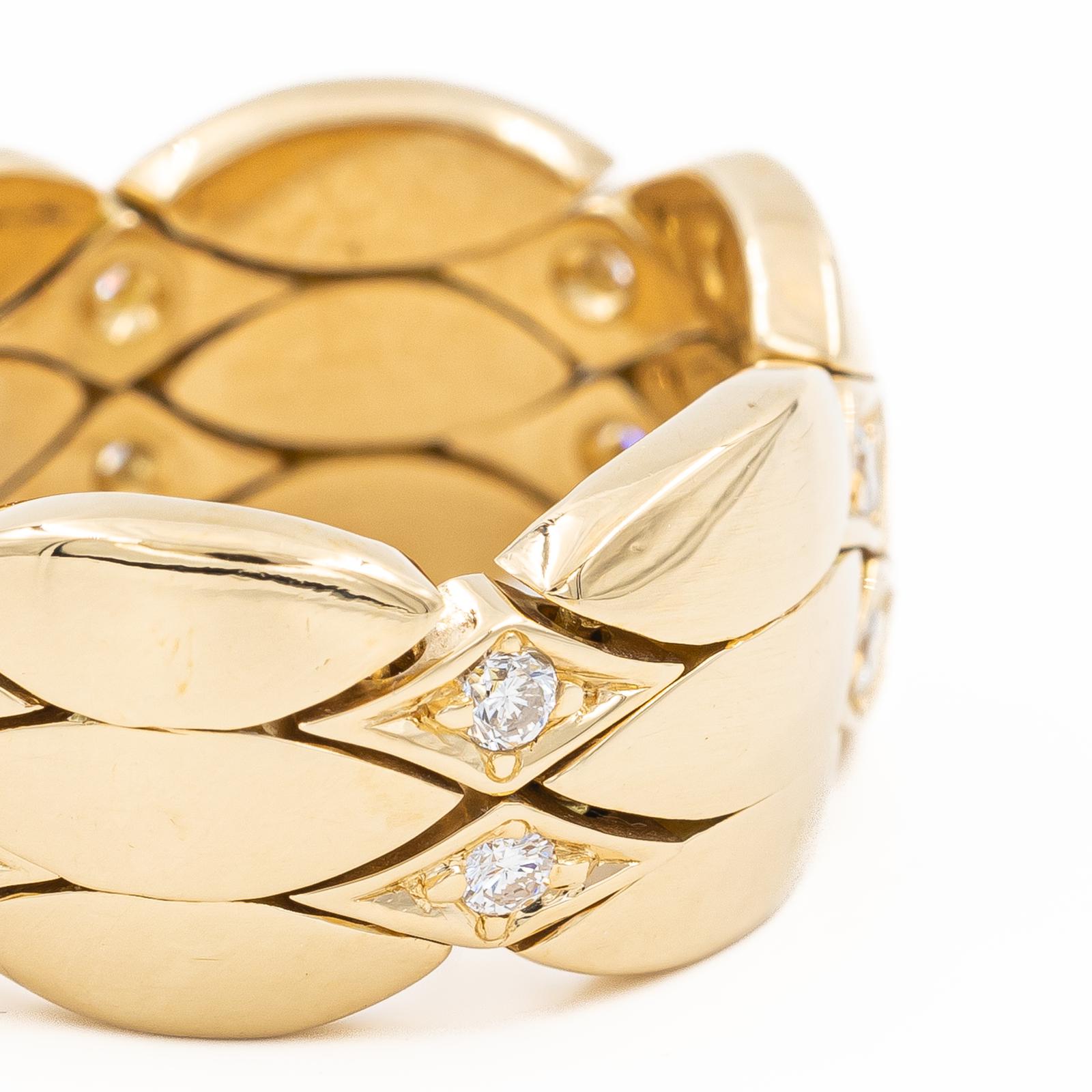 Cartier Yellow Gold Diamond Ring