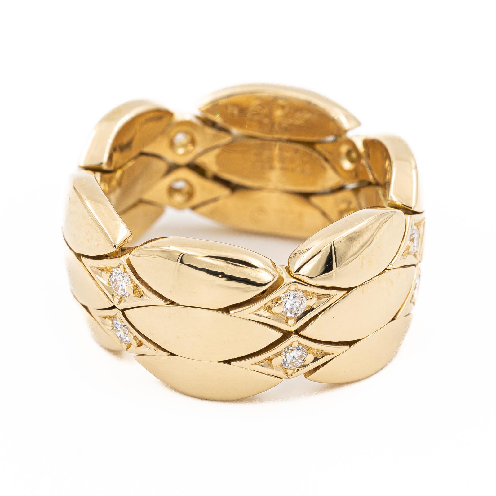 Cartier Yellow Gold Diamond Ring