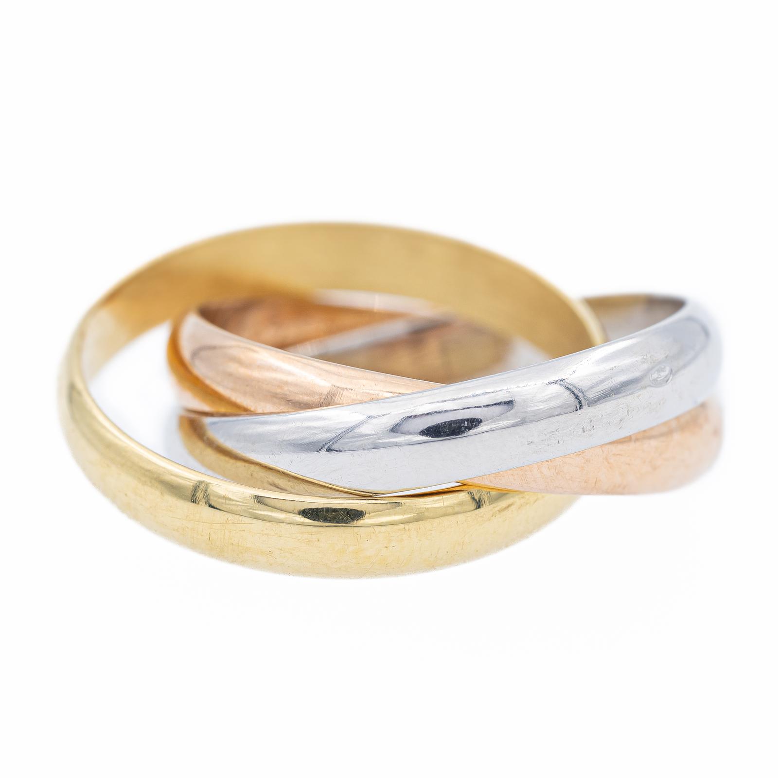 Cartier Trinity Ring Yellow gold, Pink gold, White gold