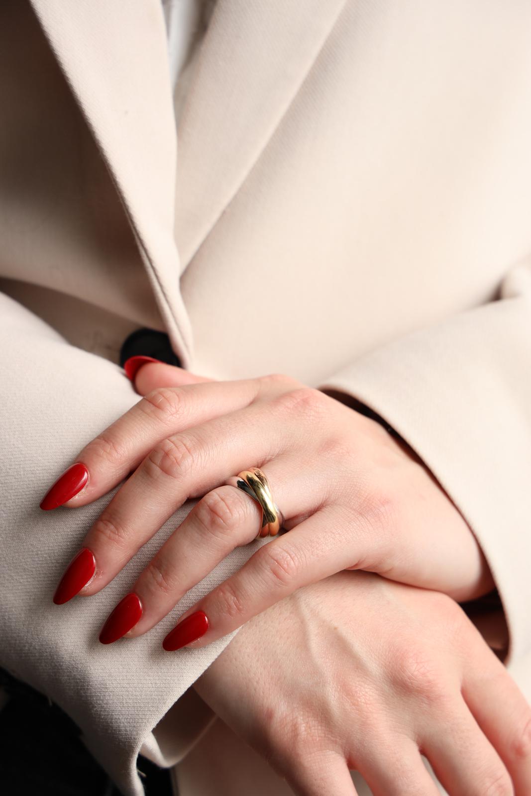 Cartier Trinity Ring Yellow gold, Pink gold, White gold