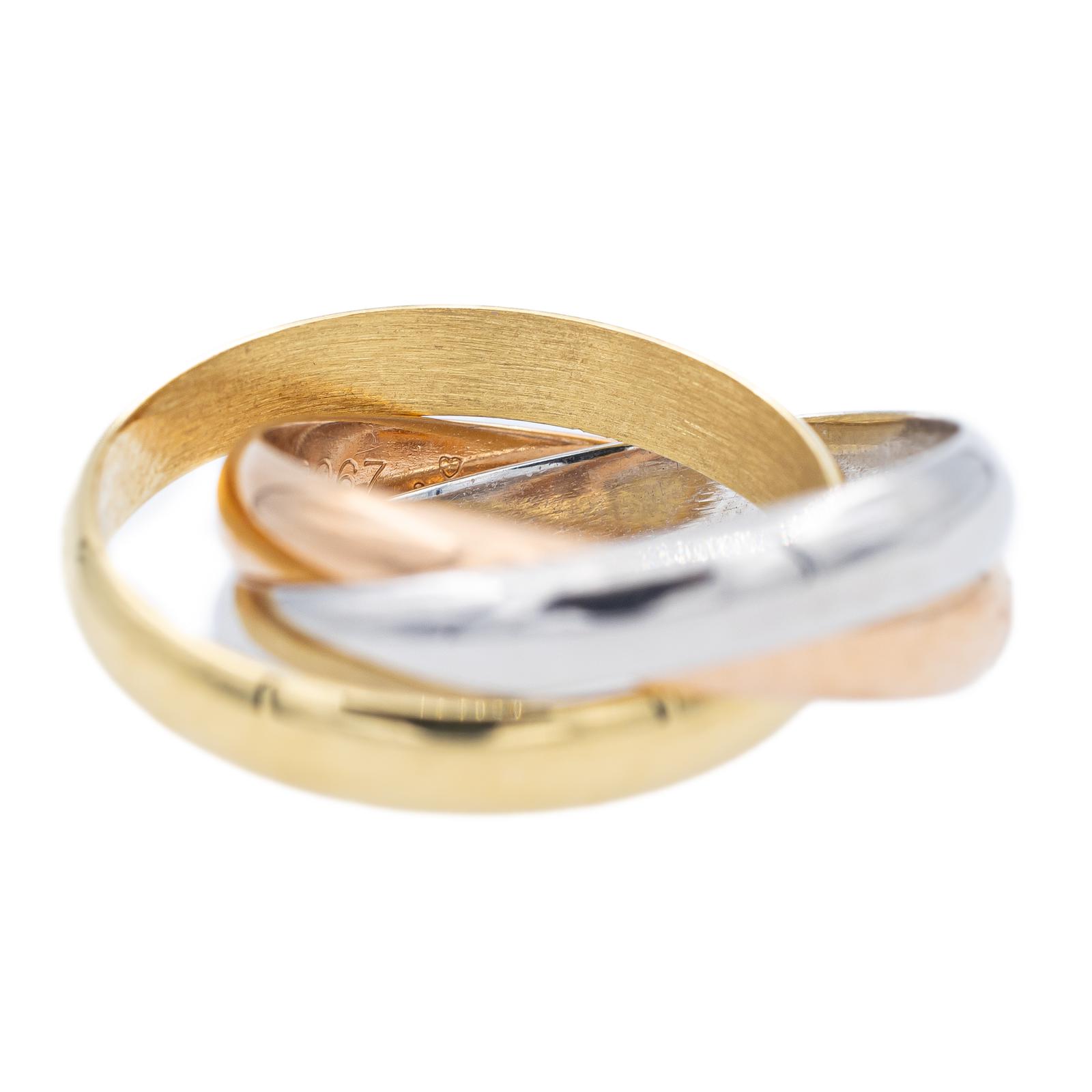 Cartier Trinity Ring Yellow gold, Pink gold, White gold