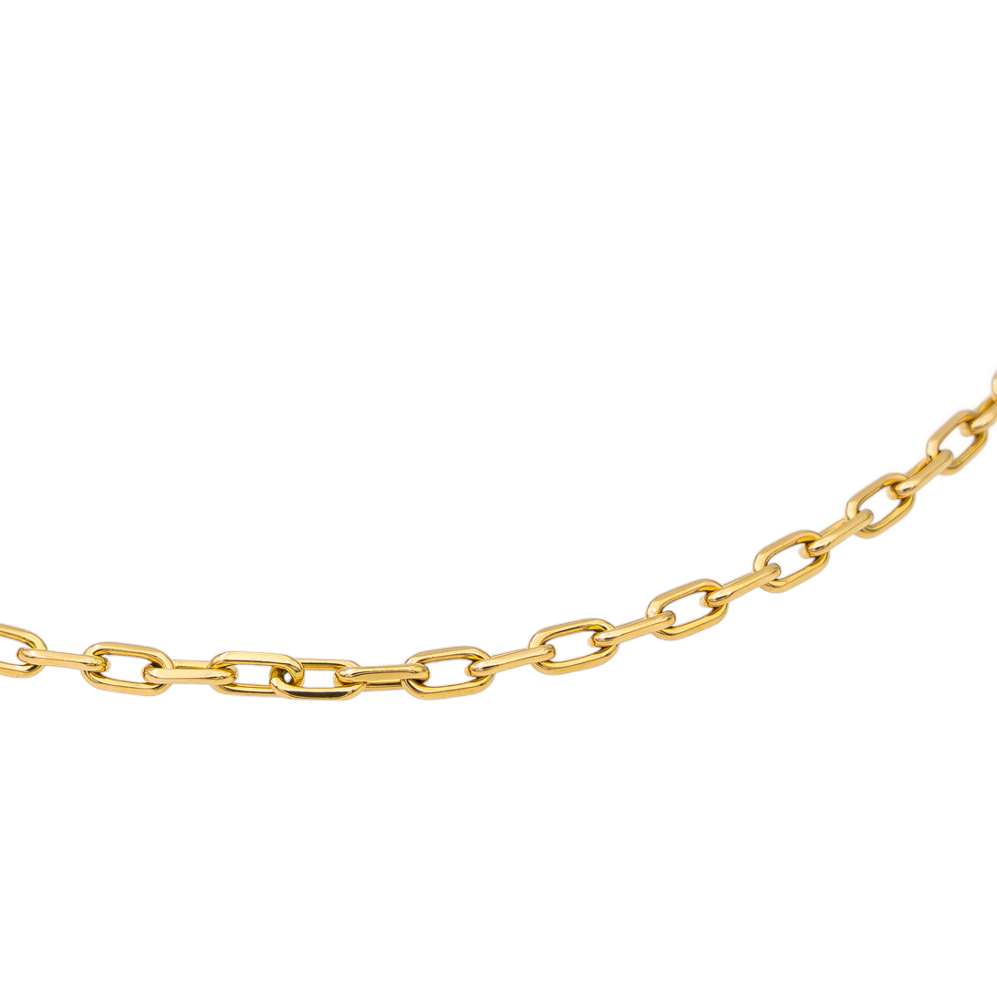 Cartier Santos Chain Necklace Yellow Gold