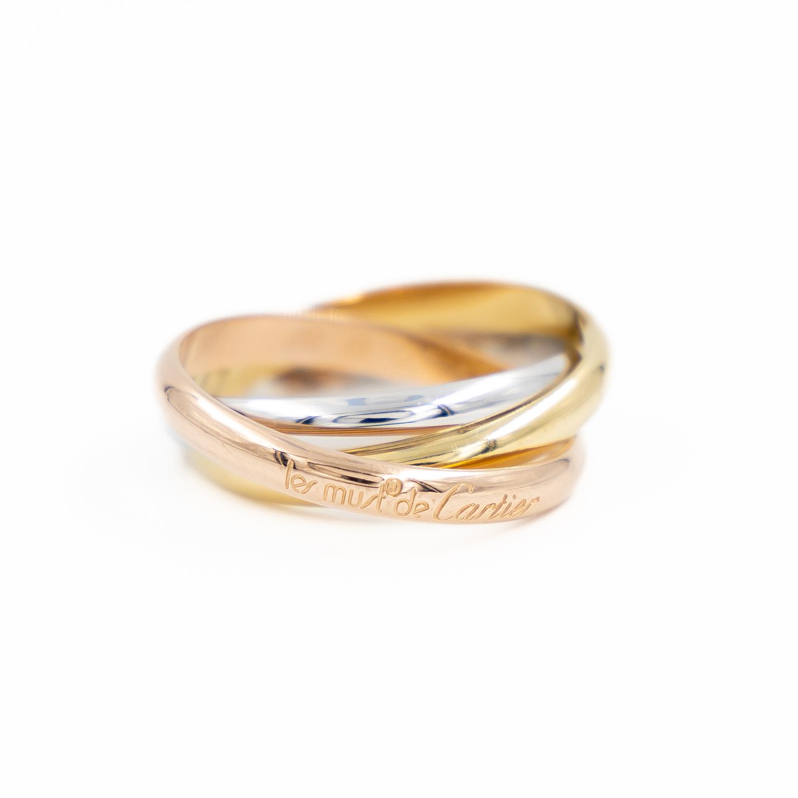 Cartier Trinity Ring Yellow gold, Pink gold, White gold