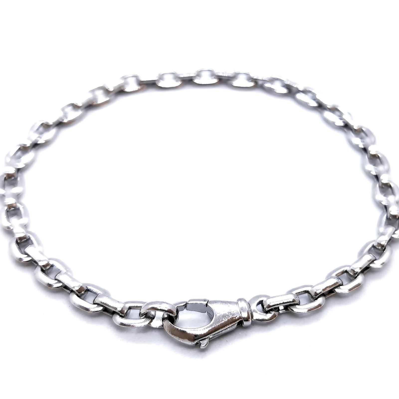 Cartier Bracelet Maille forçat Santos Or blanc