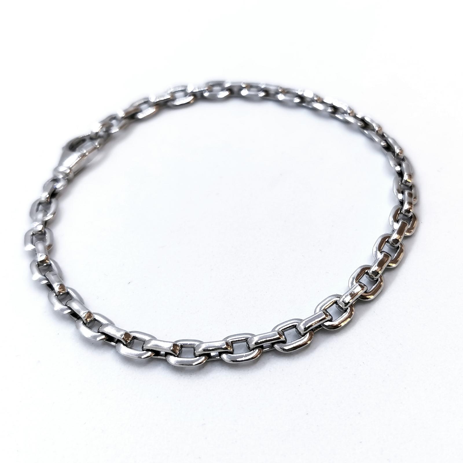 Cartier Santos convict link bracelet White gold