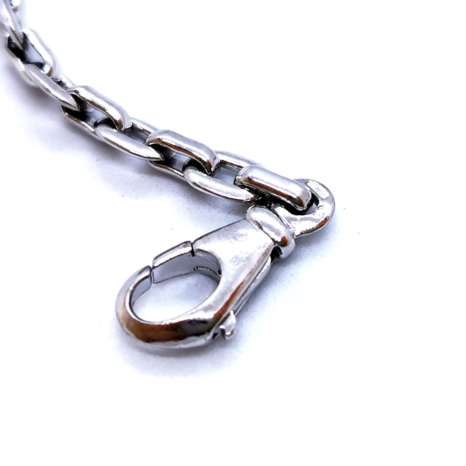 Cartier Santos convict link bracelet White gold