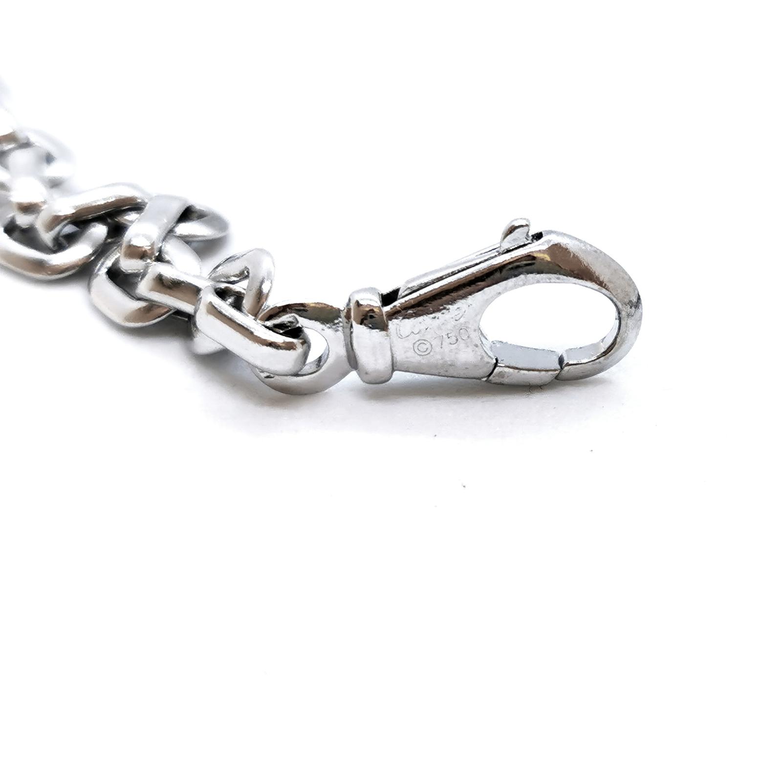 Cartier Santos convict link bracelet White gold