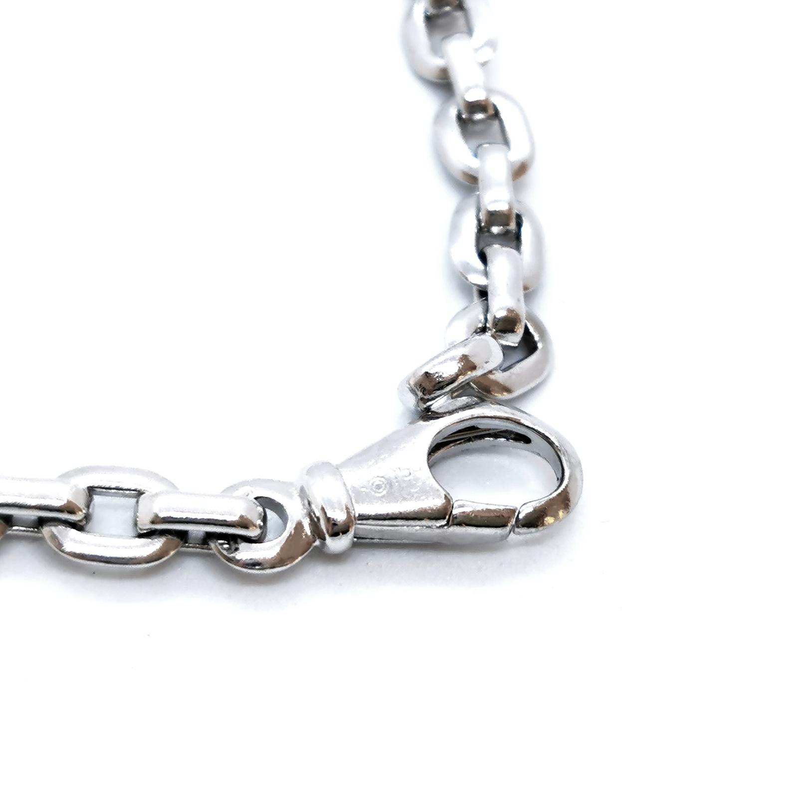 Cartier Santos convict link bracelet White gold