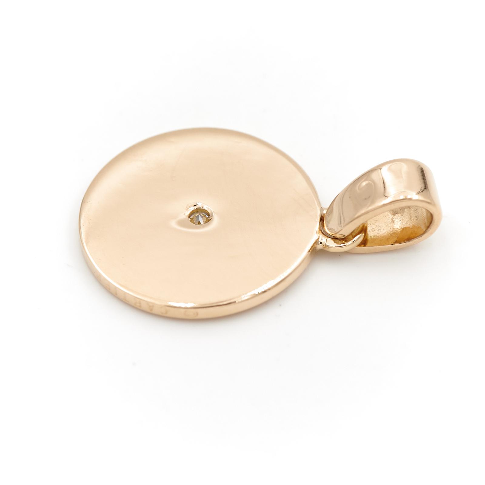 Cartier Yellow Gold Diamond Pendant
