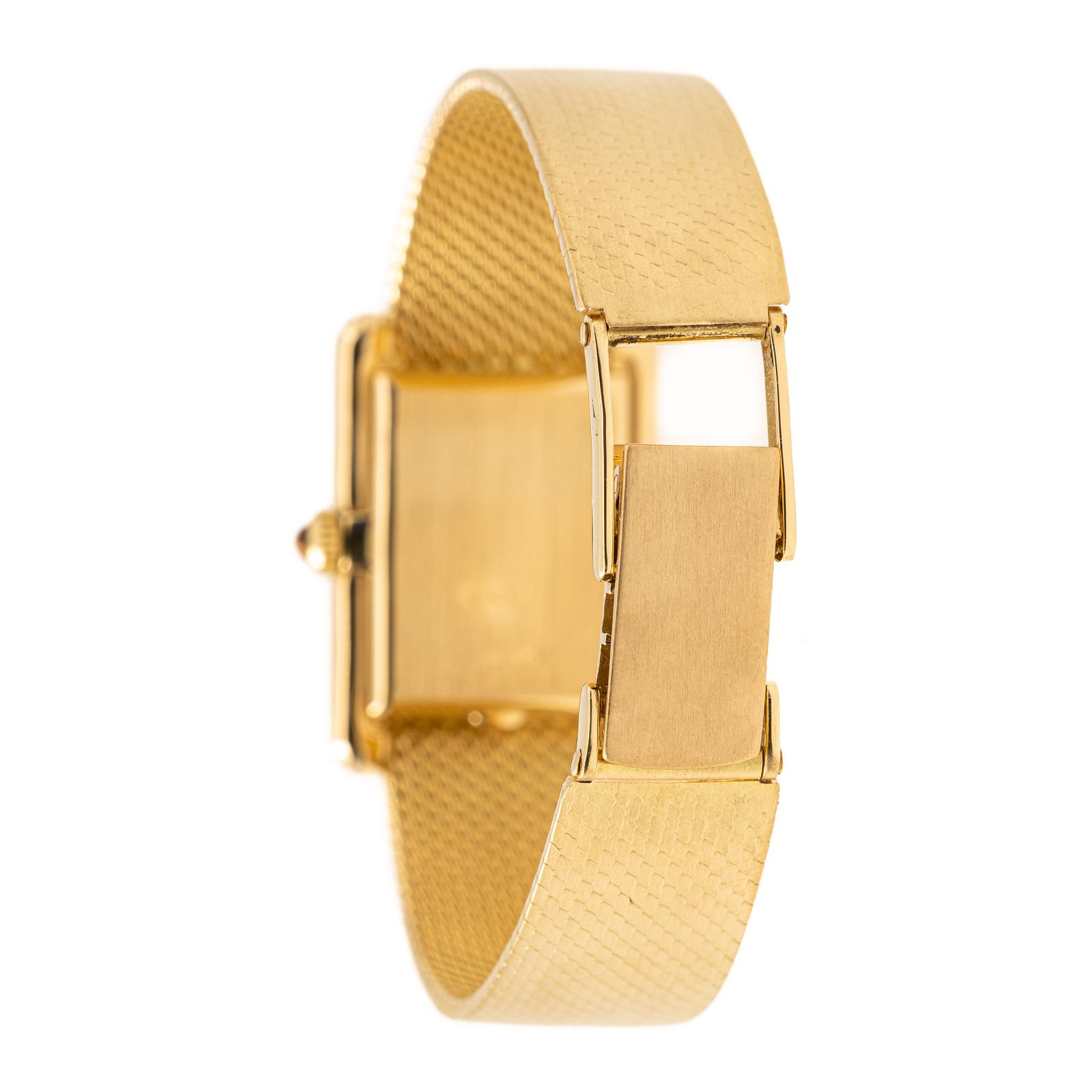 Jaeger- LeCoultre Montre  Or jaune Œil de tigre