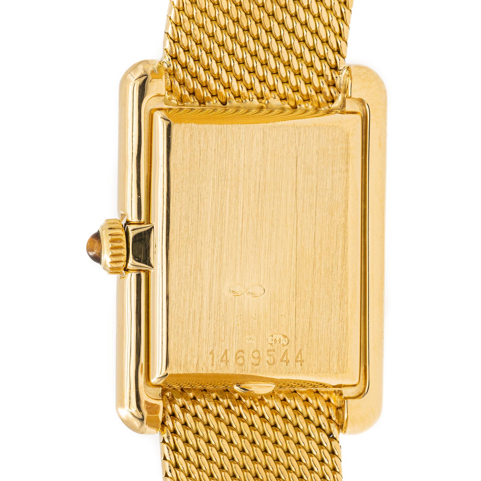 Jaeger- LeCoultre Montre  Or jaune Œil de tigre