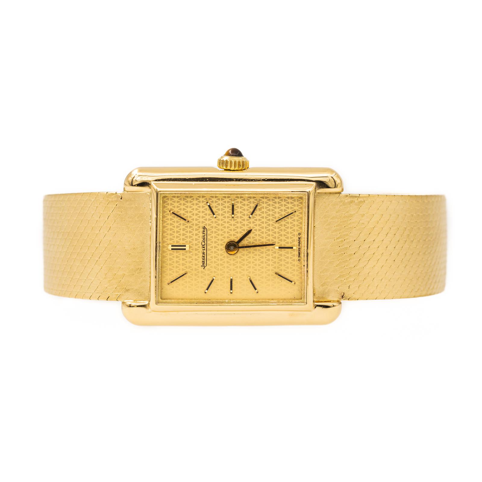 Jaeger- LeCoultre Montre  Or jaune Œil de tigre