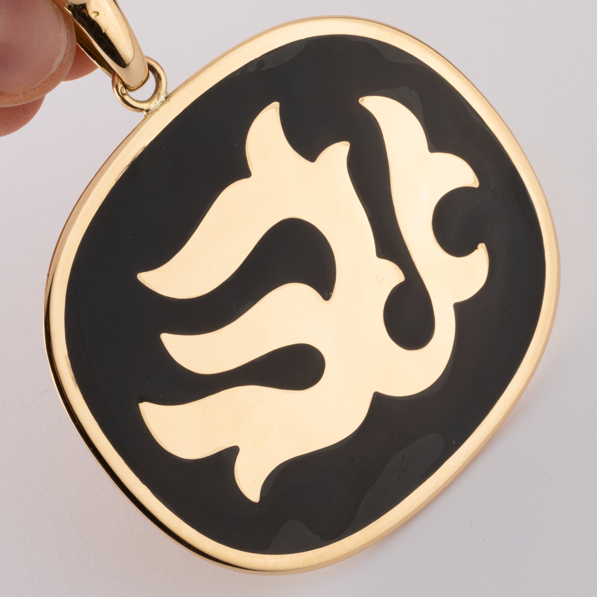 Pendentif  double poinçon OJ Perrin et Georges Lenfant