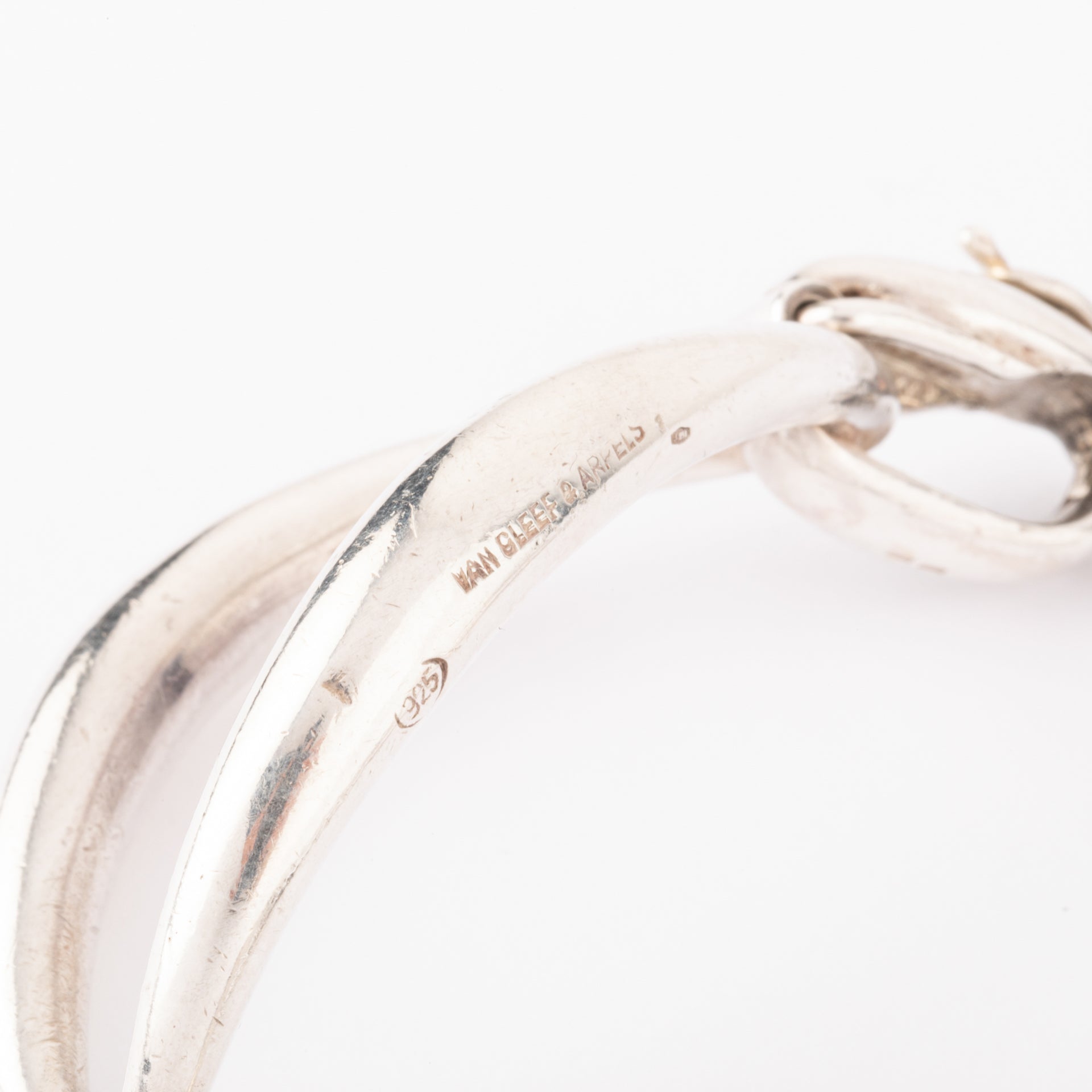 Vintage Van Cleef & Arpels bracelet in silver.