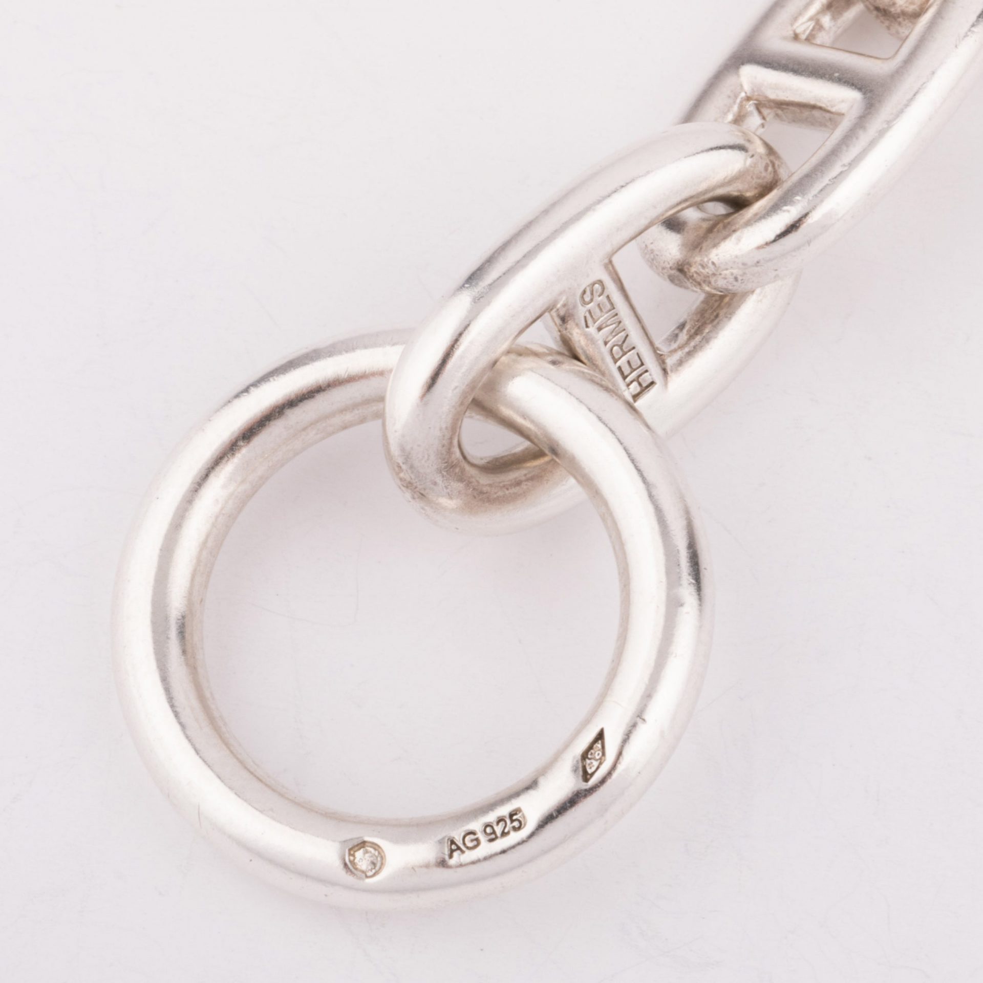 Silver bracelet from Hermés, anchor chain model