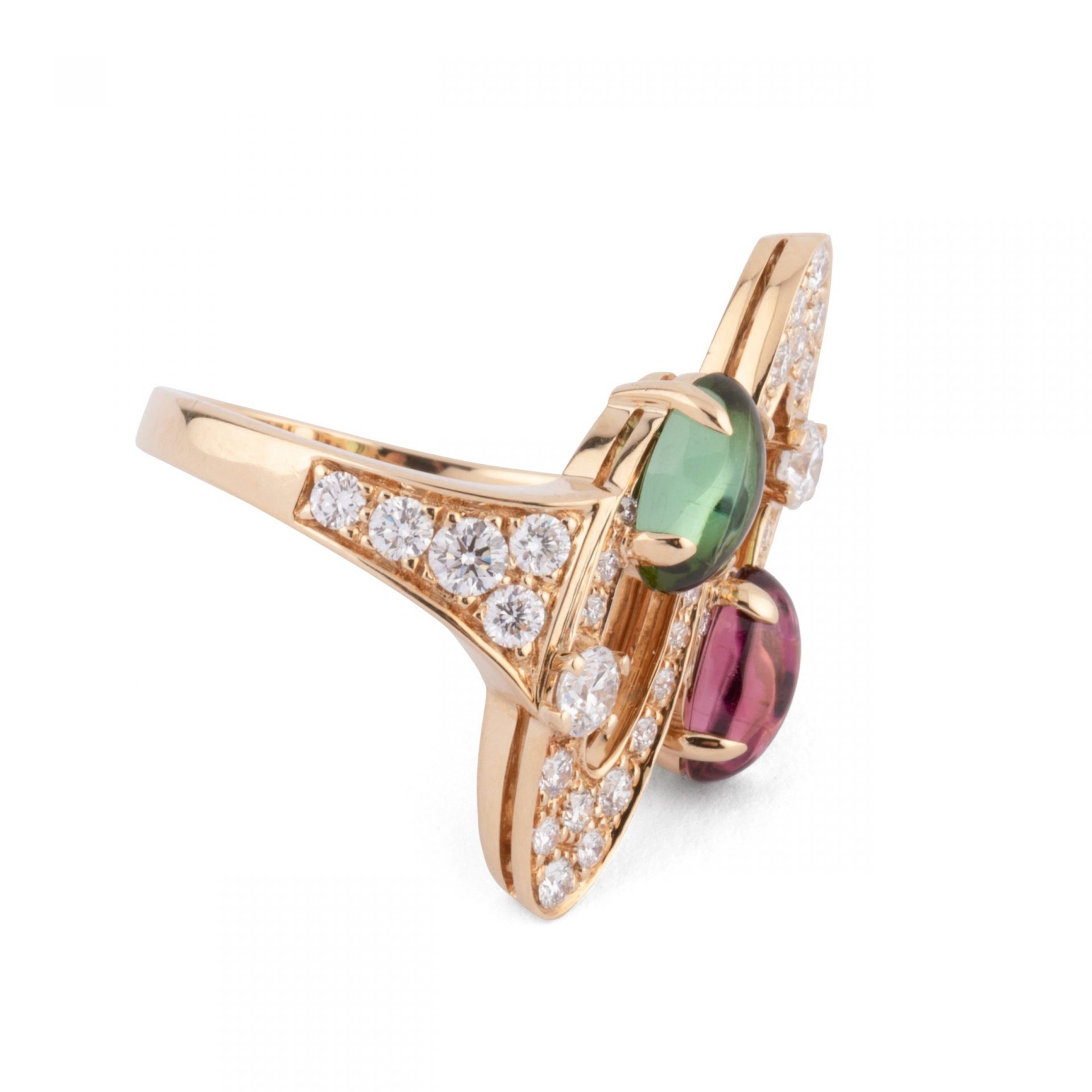 Yellow gold ring from Bvlgari, Elisia model