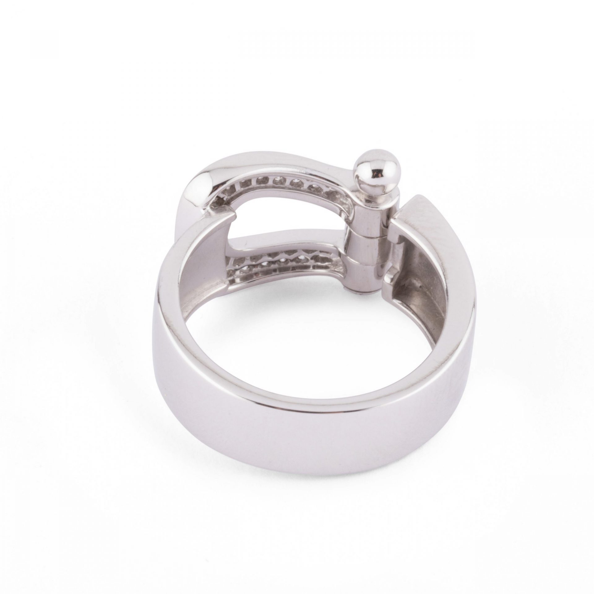 Fred, Force 10 ring in white gold and diamonds